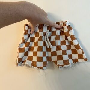 Checkered Kids Shorts